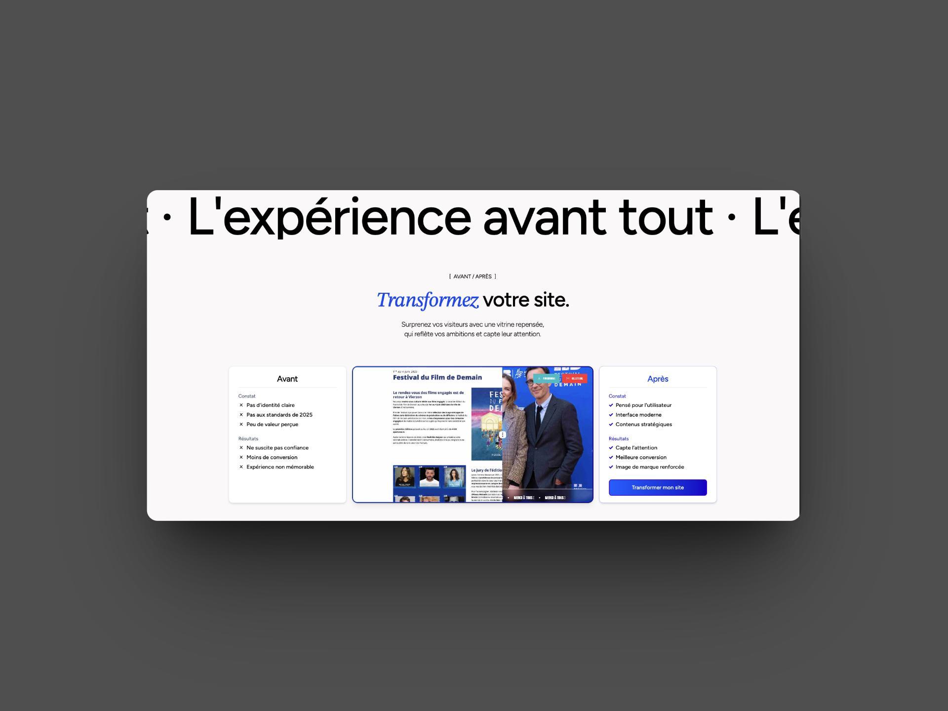 Project secondary view